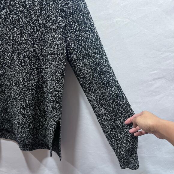 Athleta Merino Wool Blend Tunic V Neck Knit Oversized Sweater Tops Women's Size - Picture 5 of 9